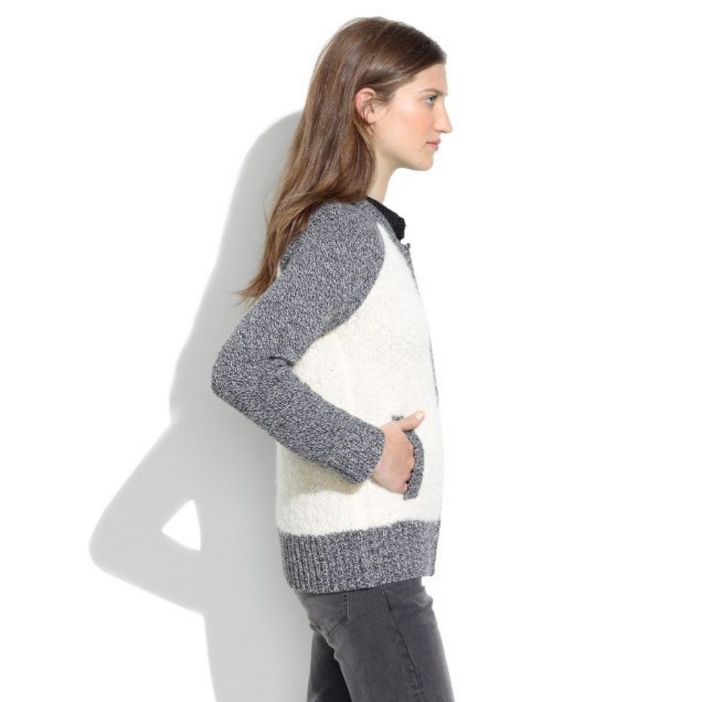 Madewell bouclé varsity jacket - Picture 2 of 6